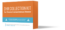 DHR test kit for Chronic Granulomatous Disease with drop shadow